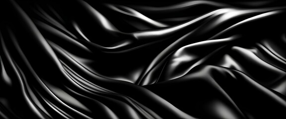 Fototapeta premium black satin background