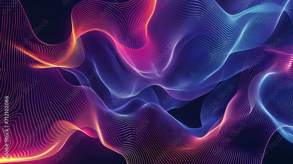 Poster abstract background with lines