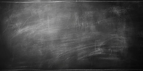 Deurstickers Chalk black board blackboard chalkboard background © MdKamrul