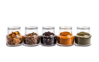Explore the World of Culinary Delight with the Spice Blend Collection on White or PNG Transparent Background
