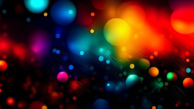 abstract background of lights