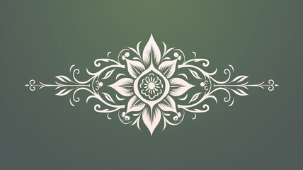 Henna Art Inspired Herbal Medicine A logo inspired traditionally