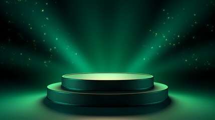 Simple product booth, podium, stage, product commercial photography background, cosmetics booth, promotional event