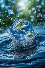 World water day. Relationship between water, ecosystems and human well being. The impact of climate change on water resources and innovative approaches towards sustainable water management