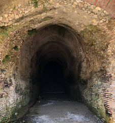 Ancient Roman gladiator tunnel