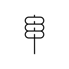 tokbokki line icon