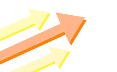 オレンジ色の矢印