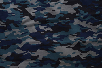 dark navy blue camouflage tarp material