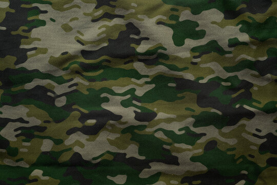 dark forest camouflage tarp material