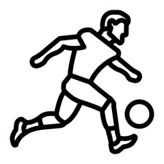 Football Player Icon Design