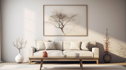 Photo Realistic Streamlined Living Room modern