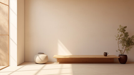 Photo Realistic Tranquil Meditation Room heat