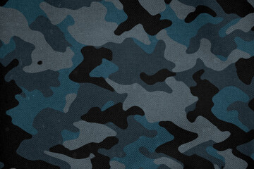 Fototapeta premium army camouflage tarp texture , blue navy camo pattern