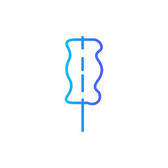 fish cake gradient icon