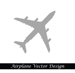 
Digital Art Airplane Vector Design Creative Concept