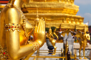 Phra Kaeo, Temple of the Emerald Buddha,Bangkok Thailand