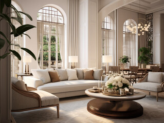 A unique blend of classic art deco and modern design, offering an opulent and stylish space for sophisticated interiors.