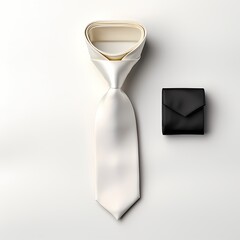 white theme color tie illustration for father's day