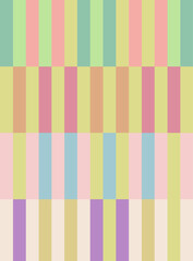 Beautiful colourful vertical brick wall background. Colourful brick pattern. Print design. Graphic design. Vector pattern. Geometric pattern. Colourful pastel background. Cute wallpaper.