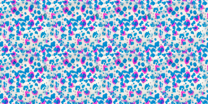 Water Glitter. Rainbow Scarf Animal Print.