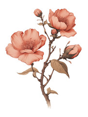 Fototapeta premium fleurs pastel