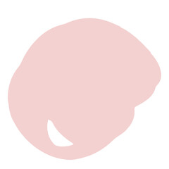 Abstract pink shape