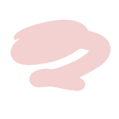 Abstract pink shape