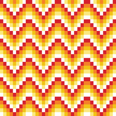 Abstract pixel colorful vector illustration Seamless pattern on background fabric pattern design wallpaper.