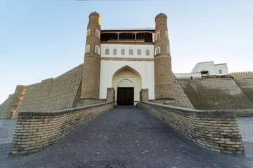 Fotobehang Entrance to ancient 12th century fortress Ark Citadel © diy13