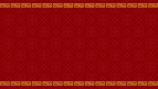 4K Free Looping Chinese New Year Background Animation