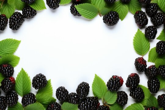 frame of berries