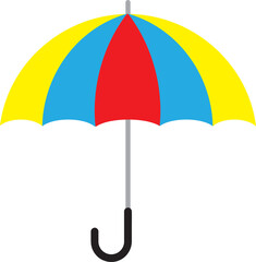 Umbrella vector design. Colorful umbrella design.