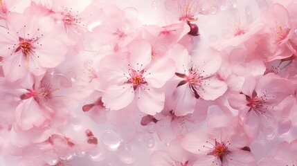 fresh texture spring background illustration blossom colorful, soft light, airy delicate fresh texture spring background