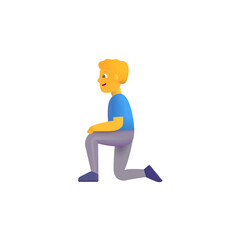 Man Kneeling