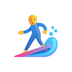 Man Surfing