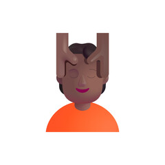 Person Getting Massage: Medium-Dark Skin Tone