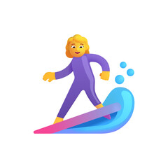 Woman Surfing