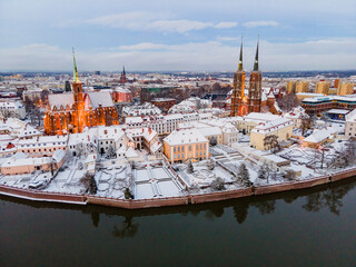 Zimowy Wrocław
