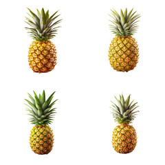 set collection pineapple Artificial Intelligence Generative