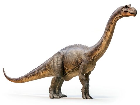 Brachiosaurus isolated on white background