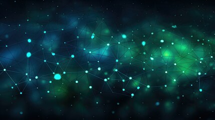 technology network dots background illustration digital connection, internet communication, web online technology network dots background