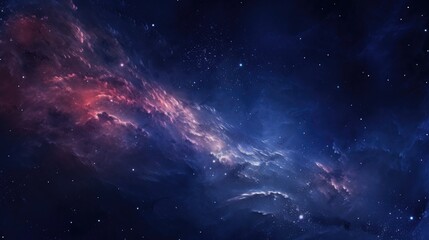 Tranquil deep space nebula cosmic background - obrazy, fototapety, plakaty