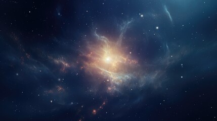 Obraz premium Abstract universe storm space galaxy with stars