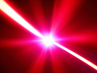 Obraz premium Colorful Lens flare light pattern black background light flare effect 