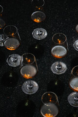 glasses with champagne