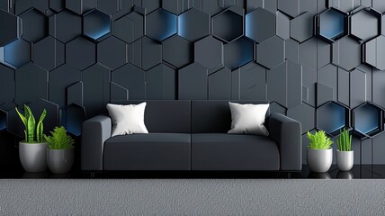 sofa with background