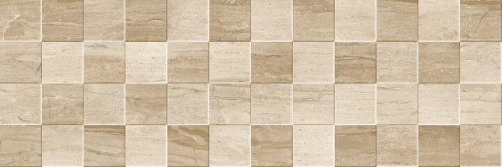 Stone mosaic pattern, square blocks background