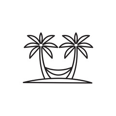 Fototapeta na wymiar outdoor holiday icon logo design vector