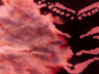 Brown Dirty Fabric Print.  Shibori Prints. © Olga