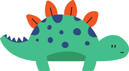 Cute Colorful Cartoon Dinosaur © Demolab